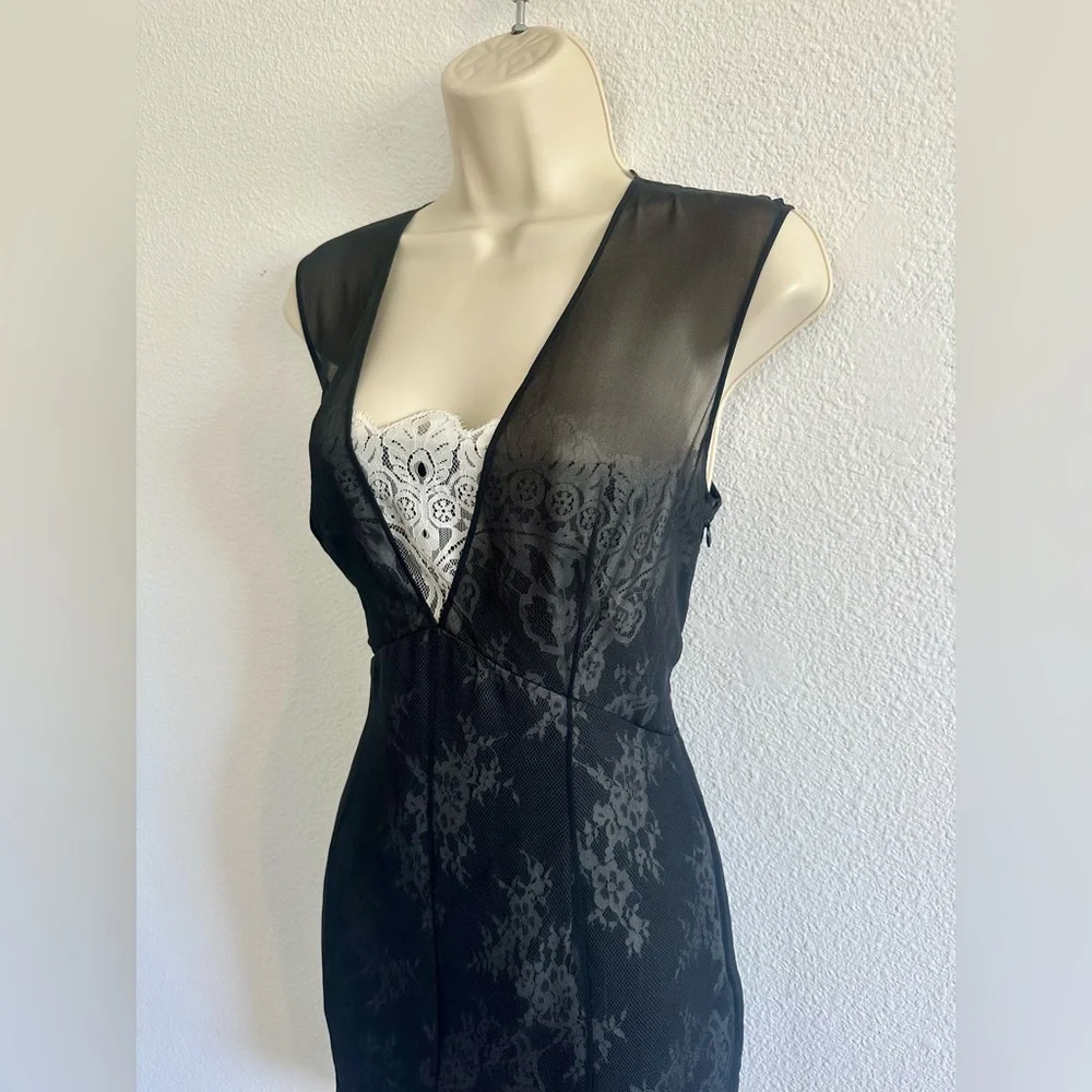 Robert Rodriguez Black Lace Mini Dress - Picture 8 of 15